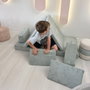 Atelier Del Sofa Puzzle - Sofá-cama de 2 plazas Azul